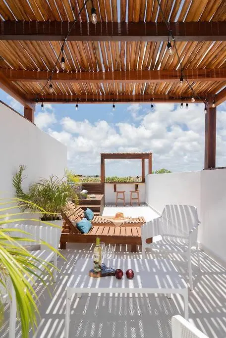 شقة Sunsetviewph+Privpool+Near Beach&Town+Rooftop+50Mb تولوم المكسيك