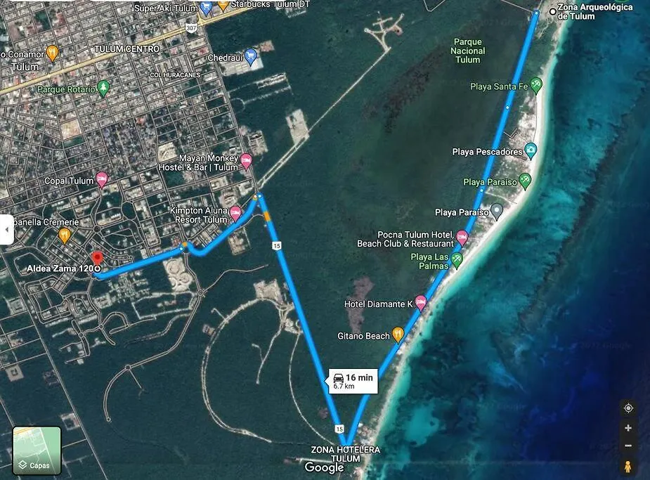 Sunsetviewph+Privpool+Near Beach&Town+Rooftop+50Mb تولوم 0*,  المكسيك