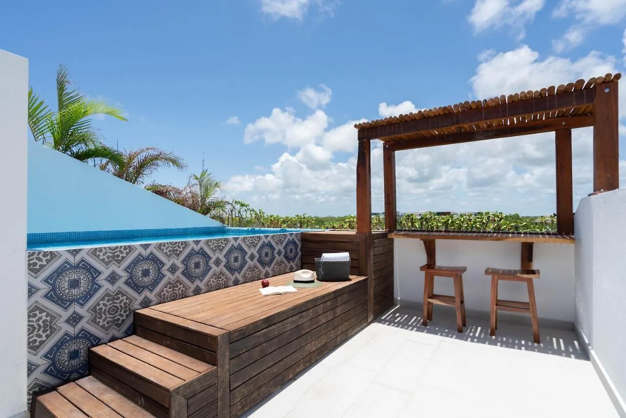 شقة Sunsetviewph+Privpool+Near Beach&Town+Rooftop+50Mb تولوم